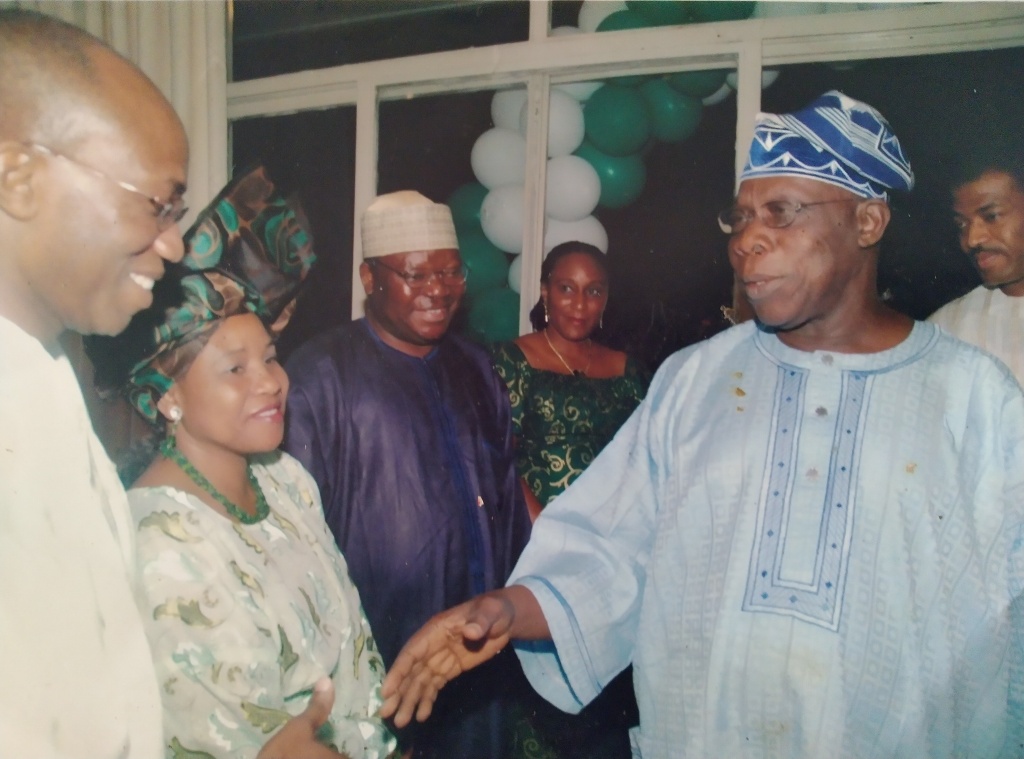 President Obasanjo with Foreign Affairs Staff, Brazil State Visit, 2006